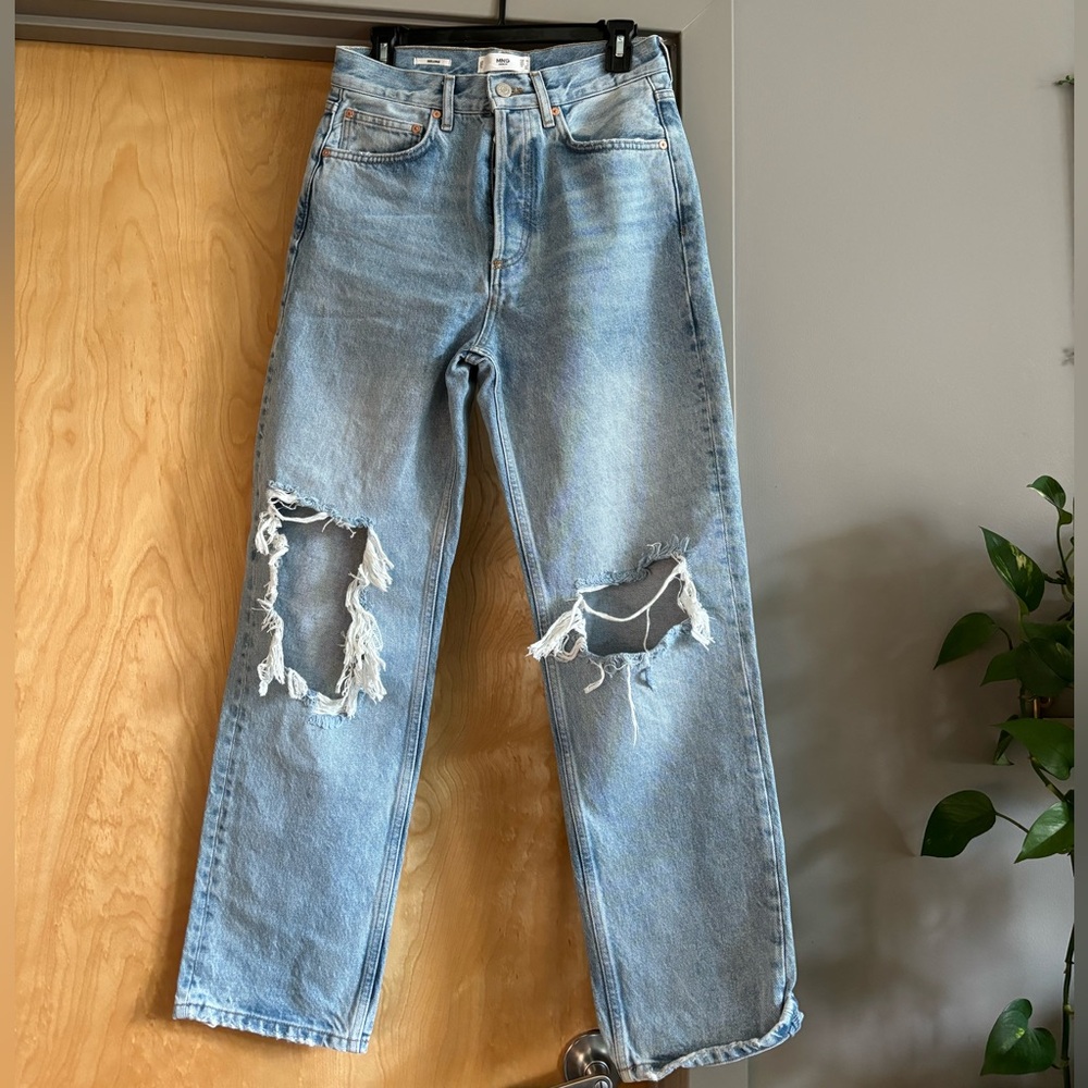 Mango very high rise Jeans sz8